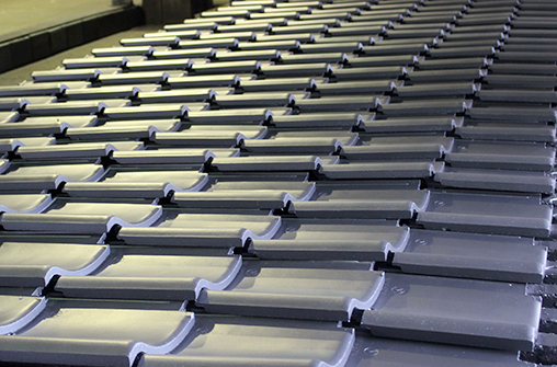 瓦の製造ライン