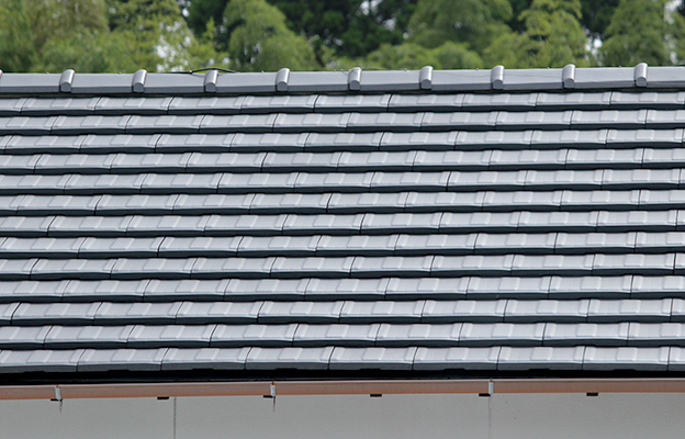 陶器瓦を使った屋根